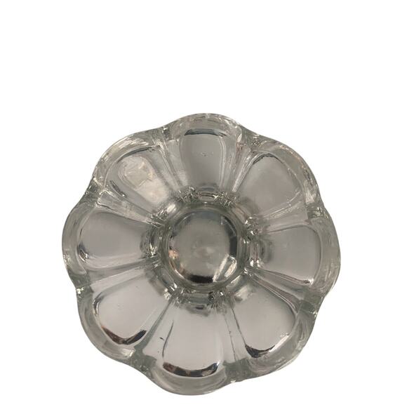 Toscana Bohemia Crystal Vase Layered Flower Petal Design Frosted Accents - Picture 10 of 12